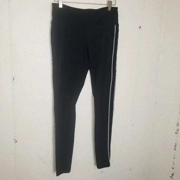 Tangerine‎ M black/white stripe leggings - Picture 1 of 4